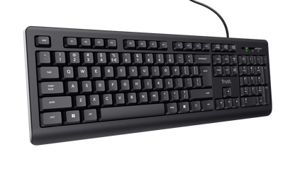 Tastatura cu fir Trust, negru