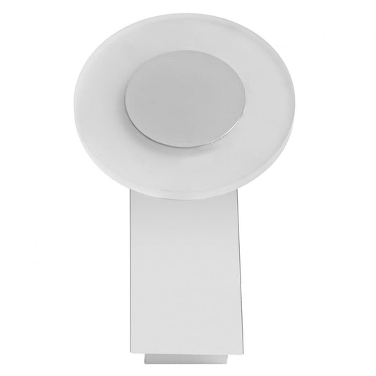 Aplica LED inteligenta pentru baie Ledvance SMART+ Wifi Orbis Wave 200, 8W, 700 lm, lumina alba (3000-6500K), IP44, 200x93x120mm, metal, Argintiu
