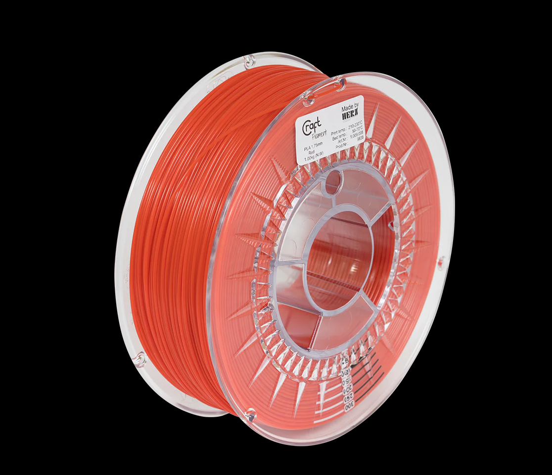 CRAFTBOT 3D PRINT FILAMENT, Culoare: Rosu, Material: PLA,  1KG
