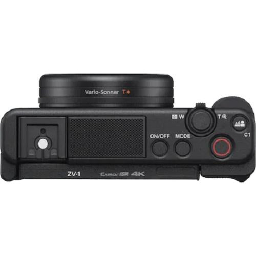 SONY Compact dedicata pentru vlogging ZV-1 20MP, 24-70mm, F1.8 ISO 12800, 1/2000s, 4K @30fps, SD/SDHC/SDXC/micro, Rafala 24cps, WiFi, Senzor Exmor RS CMOS