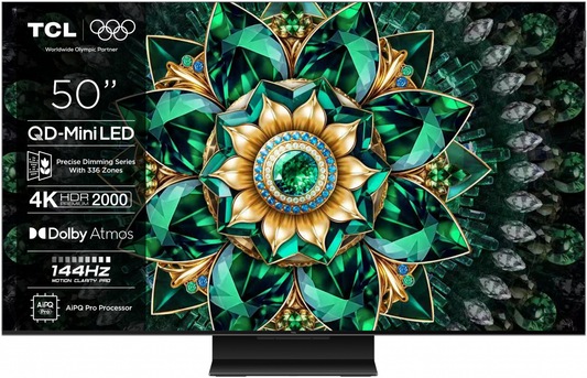 Televizor TCL Mini LED 50Q7C, 126 cm, Smart Google TV, 4K Ultra HD, (Model 2025)