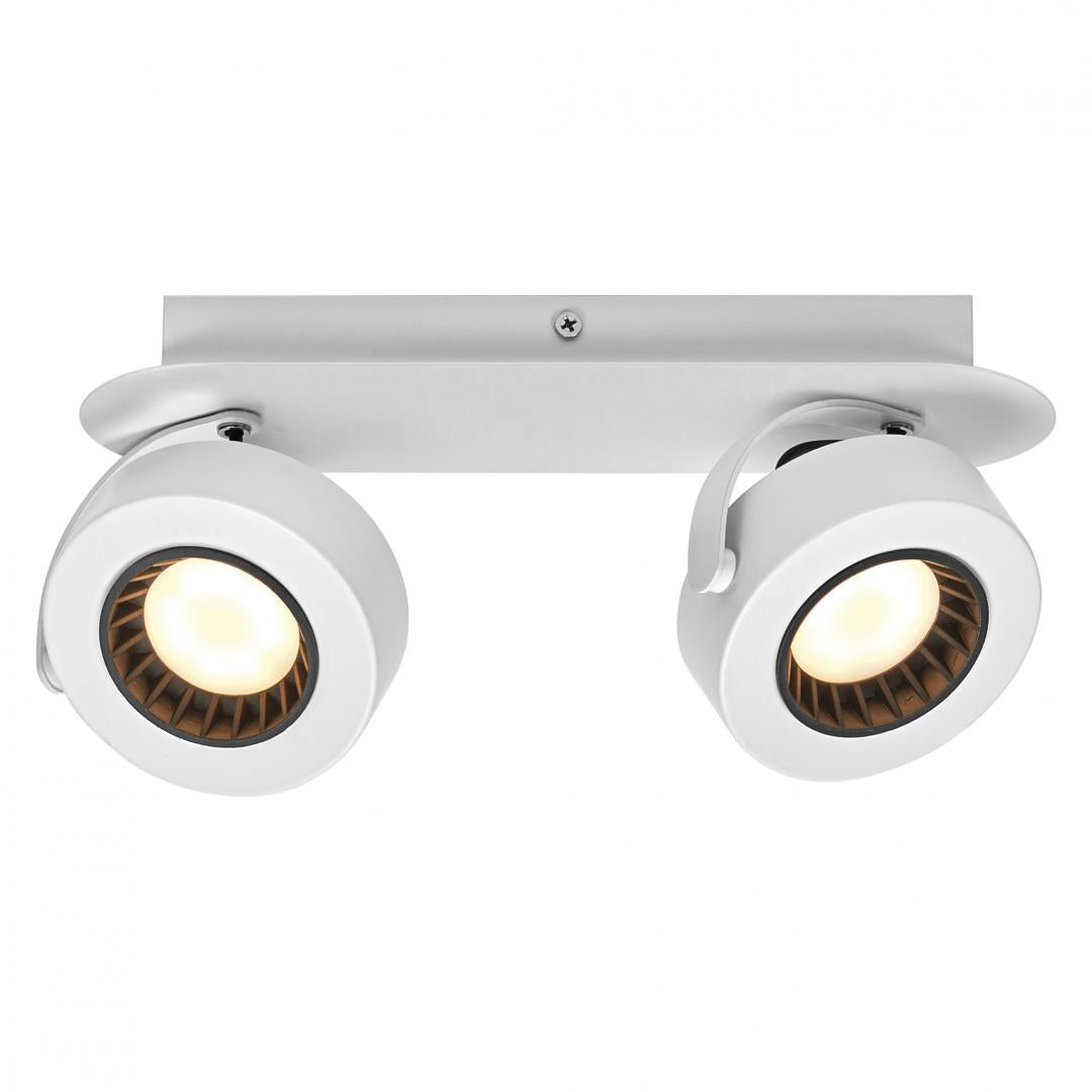 Spot LED dublu ajustabil Ledvance DECOR VENUS, 10.5W, 1000 lm, lumina calda (3000K), IP20, 300mm, Alb, clasa energetica F