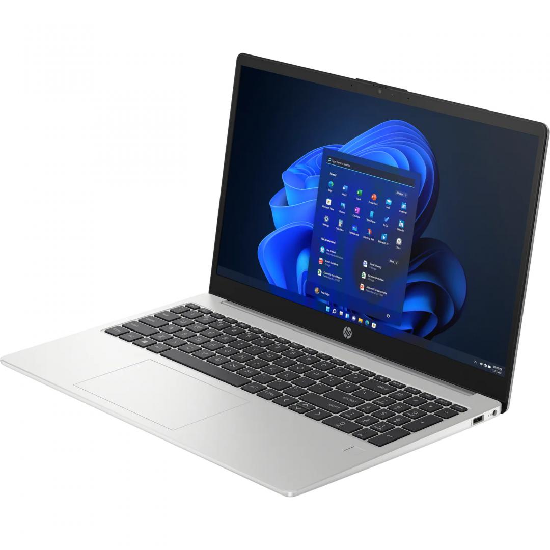 Laptop HP 255 G10 cu procesor AMD Ryzen 7 7730U Octa Core (2.0GHz, up to 4.5GHz, 16MB), 15.6 inch FHD, AMD Radeon Graphics, 16GB DDR4, SSD, 1TB PCIe-4x4 2280 NVMe TLC, Free DOS, Turbo Silver, 1yw