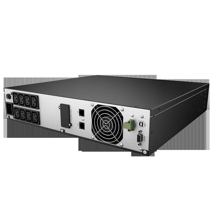UPS nJoy Argus 3000, 3000VA/1800W, LCD Display, 8 IEC C13 cu Protectie, Management, Reglaj Automat al Tensiunii, iesire sinusoidala pura, rack 2U