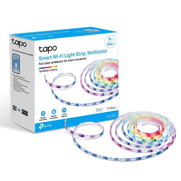TP-Link Tapo L920-5 Smart light strip, Wi-Fi,multicolor, cuttable, Wi-Fi Protocol: IEEE 802.11 b/g/n, frecventa: 2.4 GHz, Dimensiuni: 5000×10×3.0 mm.