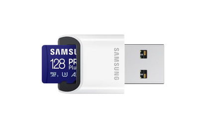 Card de Memorie MicroSDHC PRO PLUS 128GB, Class10/Grade 3 cu cititor de carduri