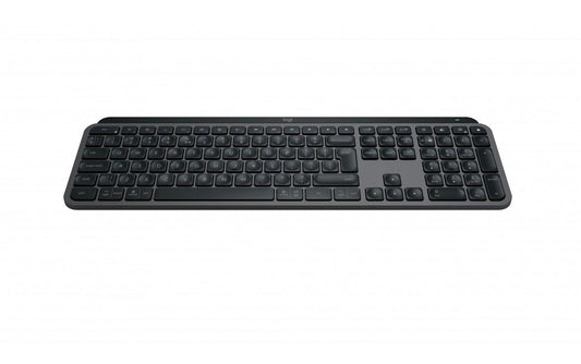 Tastatura Logitech MX Keys S, Iluminare, 2.4GHz&Bluetooth, USB-C, US INTL layout, graphite/negru