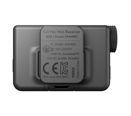 Kit DJI MIC Mini, 1x microfon, 1x receptor, 1x incarcator, Wireless, Omnidirectional,  Raza Actiune 400m, Noise Canceling