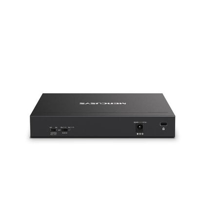 Switch Mercusys Desktop  8 porturi Gigabit, MS108GP, 7 porturi POE (1-7) , buget POE: 65 W, Standarde si protocoale: IEEE 802.3x Flow Control, Dimensiuni: 171*98*27 mm.