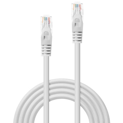 Cablu de retea Lindy 2m Cat.6 U/UTP, alb