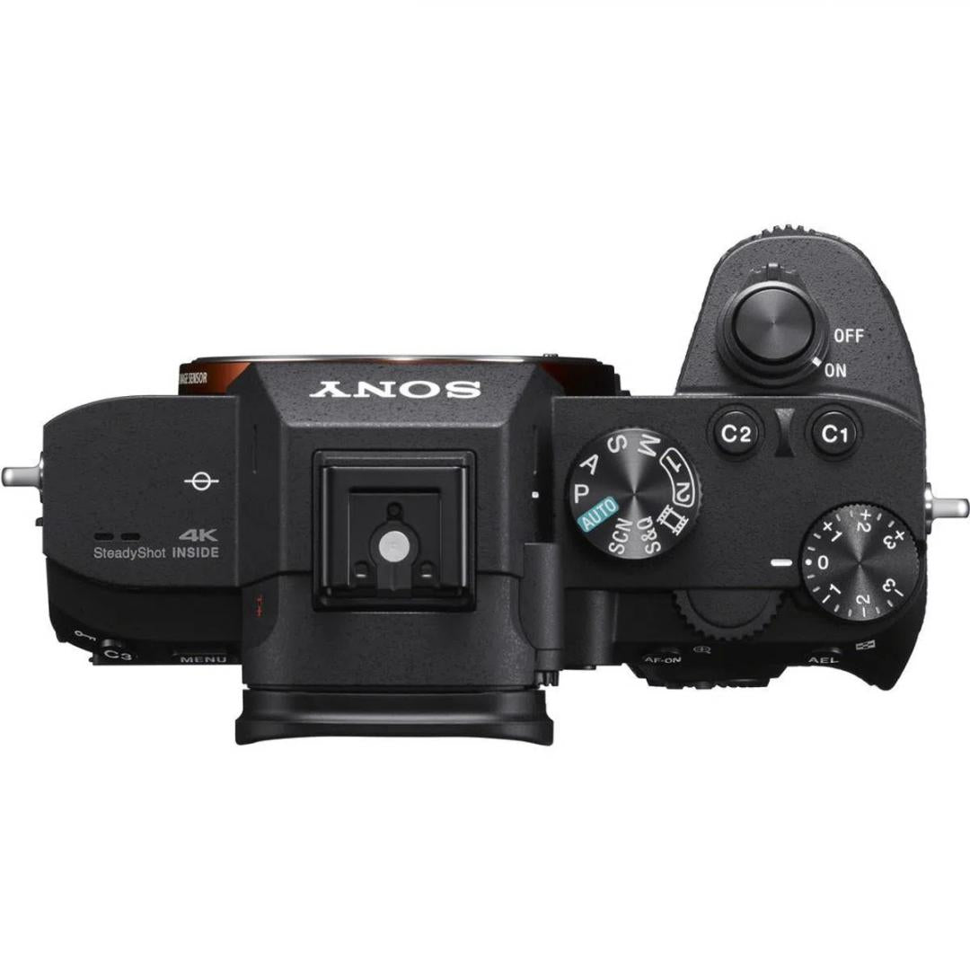 Kit SONY A7 Mark III Mirrorless 24MP, ISO 51200 (Extins: 204800), 1/8000s, 4K @30fps, SD/SDHC/SDXC, Rafala 10cps, WiFi/Bluetooth, Senzor Full Frame, Montura Sony FE, Obiectiv 28-70mm, F3.5