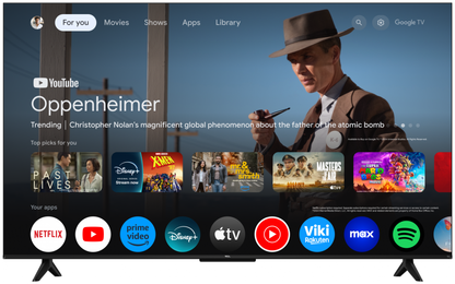 Televizor TCL QLED 50T69C, 126 cm, Smart Google TV, 4K Ultra HD, (Model 2025)