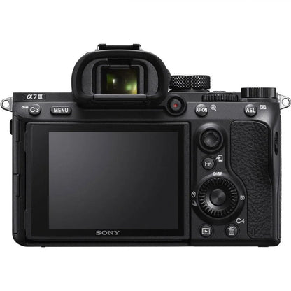 Kit SONY A7 Mark III Mirrorless 24MP, ISO 51200 (Extins: 204800), 1/8000s, 4K @30fps, SD/SDHC/SDXC, Rafala 10cps, WiFi/Bluetooth, Senzor Full Frame, Montura Sony FE, Obiectiv 28-70mm, F3.5