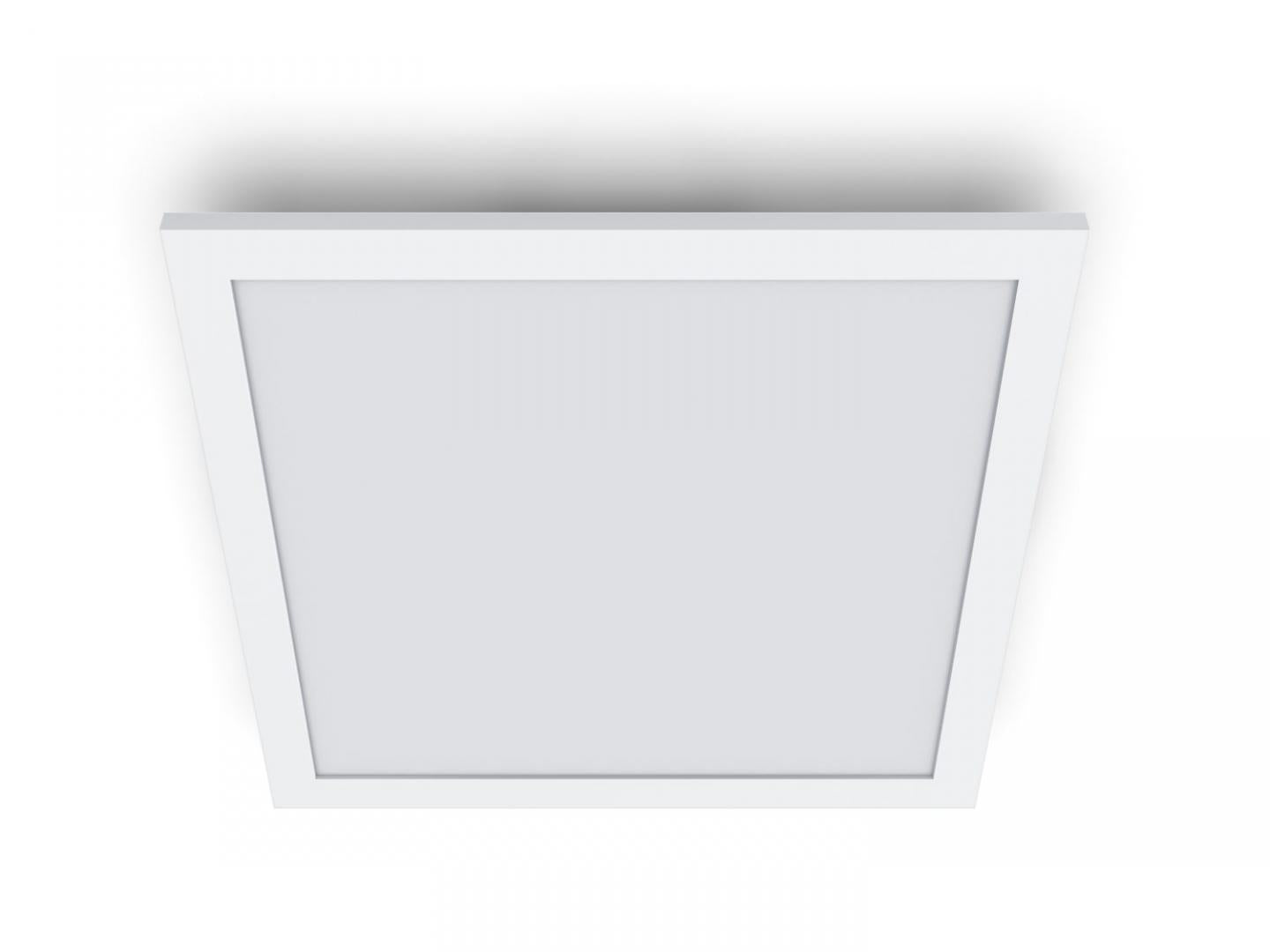 Panou LED WiZ Panel SQ, Wi-Fi, control vocal, 36W, 3400 lm, lumina alba(2700-6500K), IP20, 60cm, Alb