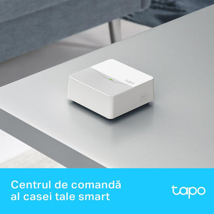 TP-Link Wireless Smart Hub Tapo H200, Frecventa: 2.4GHz Wi-Fi & Sub-1G, 863.35MHz, 864.35MHz, 868.35MHz, Temperatura operare: 0-40?, Dimensiuni: 71.45*71.45*31.25 mm.
