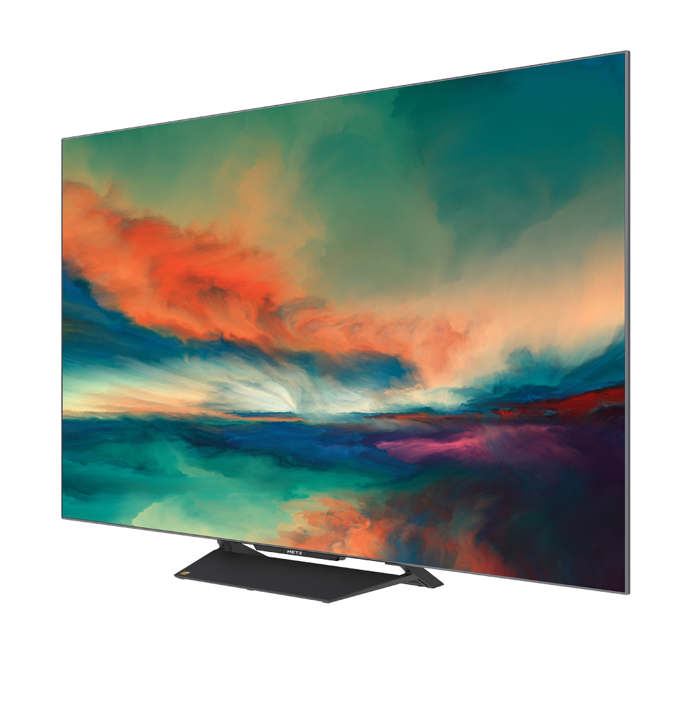 Televizor METZ Mini LED 65MNE9000, 164 cm, Smart Google TV ,4K Ultra HD, 120 Hz, Clasa F (Brand German)