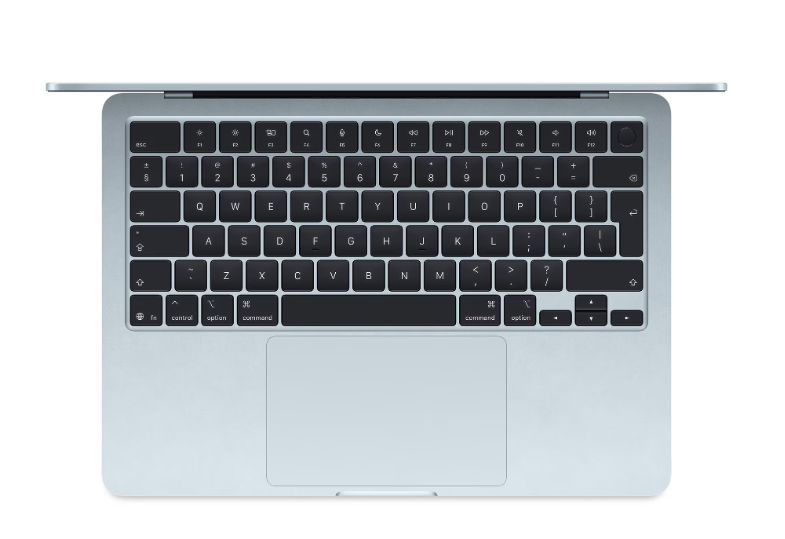 MacBook Air 13.6" Retina/Apple M4 (CPU 10-core, GPU 8-core, Neural Engine 16-core)/16GB/256GB - Sky Blue - INT KB (2025) 30W USB?C