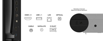 Televizor TCL LED 55V6C, 139 cm, Smart Google TV, 4K Ultra HD, (Model 2025)
