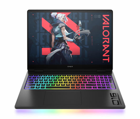 Laptop HP OMEN 16-ah0003nn cu procesor Intel Core U9-275HX 24-Core (2.7GHz, up to 5.4GHz, 36MB), 16.0 inch WQXGA, NVIDIA GeForce RTX 5090 24GB, 64GB DDR5, SSD, 2TB PCIe Gen4 NVMe, Free DOS, Shadow Black