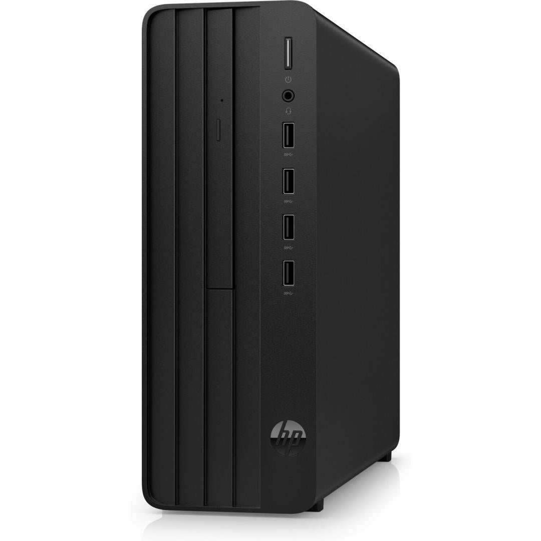 Desktop HP 290 G9 SFF cu procesor Intel Core i3-12100, video integrat Intel UHD Graphics 730, RAM 8GB, SSD 256GB, DVD+/-RW, HP USB Keyboard, HP Wired Mouse, Black, Free DOS, 1yw