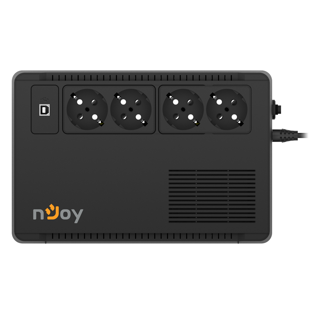 UPS nJoy Soter 600, 600VA/ 360W, 4 Prize Schuko cu protectie
