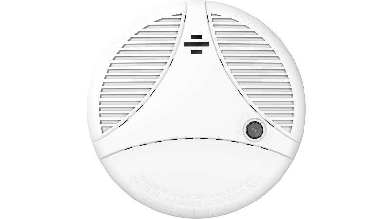 Detector monoxid de carbon de tavan Hikvision DS-PDCO-E-WE, de interior, LED indicator rosu, dimensiuni: ?120 × 42mm, temperatura de functionare: -10 °C to 50 °C.