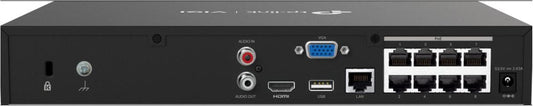 NVR PoE TP-Link VIGI 8 canale 1008H-8MP; 113W, 8 MP,1 SATA Interface, max 10TB, H.265+; ONVIF, etec?ie mi?care, linie, intruziune, persoane, vehicule etc.
