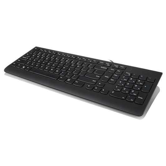 Lenovo 300 USB Keyboard - US English, Tip: Standard, Interfata tastatura: USB, Tehnologie: cu fir, Tastatura iluminata: Nu, Culoare: Negru, Dimensiune: 424 x 146 x 20 mm, Greutate: 76g, Garantie: 1 an