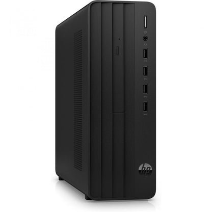 Desktop HP 290 G9 SFF cu procesor Intel Core i3-12100, video integrat Intel UHD Graphics 730, RAM 8GB, SSD 256GB, DVD+/-RW, HP USB Keyboard, HP Wired Mouse, Black, Free DOS, 1yw