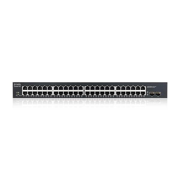 Zyxel GS1900-48, 48-port GbE L2, 48 Port  Smart Switch, rackmount,