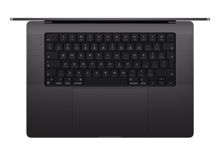 MacBook Pro 16.2"/Apple M4 Max (CPU 14-core, GPU 32-core, Neural Engine 16-core)/36GB/1TB - Space Black - INT KB