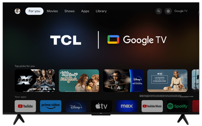 Televizor TCL QLED 65T7B, 164 cm, Smart Google TV, 4K Ultra HD, Clasa F
