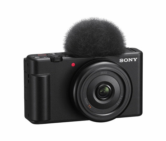 SONY Compact dedicata pentru vlogging ZV-1F 20.1MP, 7.6mm, F2 ISO 125-12.800, 1/32.000s, 4K @30fps, SD/SDXD/SDHC/x1 Micro-HDMI/x1 USB-C, Rafala 3.5-16cps, WiFi/Bluetooth, Senzor CMOS Exmor RS 1"