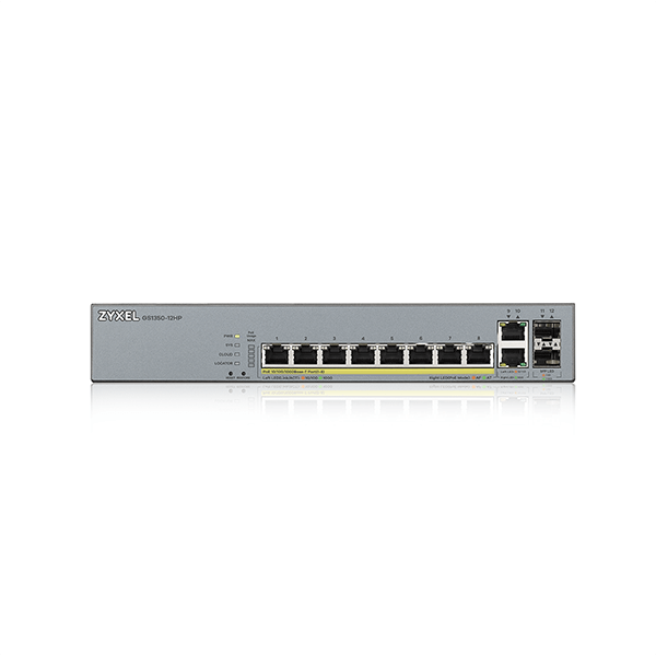 ZYXEL GS1350-12HP 12-PORT GBE POE SWITCH