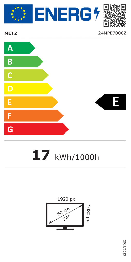 Televizor portabil METZ LED 24MPE7000, 60 cm, Smart Google TV , Full HD, 220/12V, 3h battery, Clasa E (Brand German)
