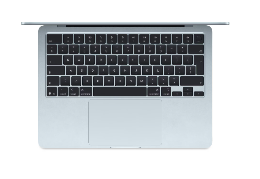 MacBook Air 13.6" Retina/Apple M4 (CPU 10-core, GPU 10-core, NeuralEngine 16-core)/24GB/1TB - sky blue - INT KB (2025) 35W  (cto from  MC6V4RO/A)