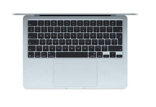 MacBook Air 13.6" Retina/Apple M4 (CPU 10-core, GPU 10-core, NeuralEngine 16-core)/24GB/1TB - sky blue - INT KB (2025) 35W  (cto from  MC6V4RO/A)