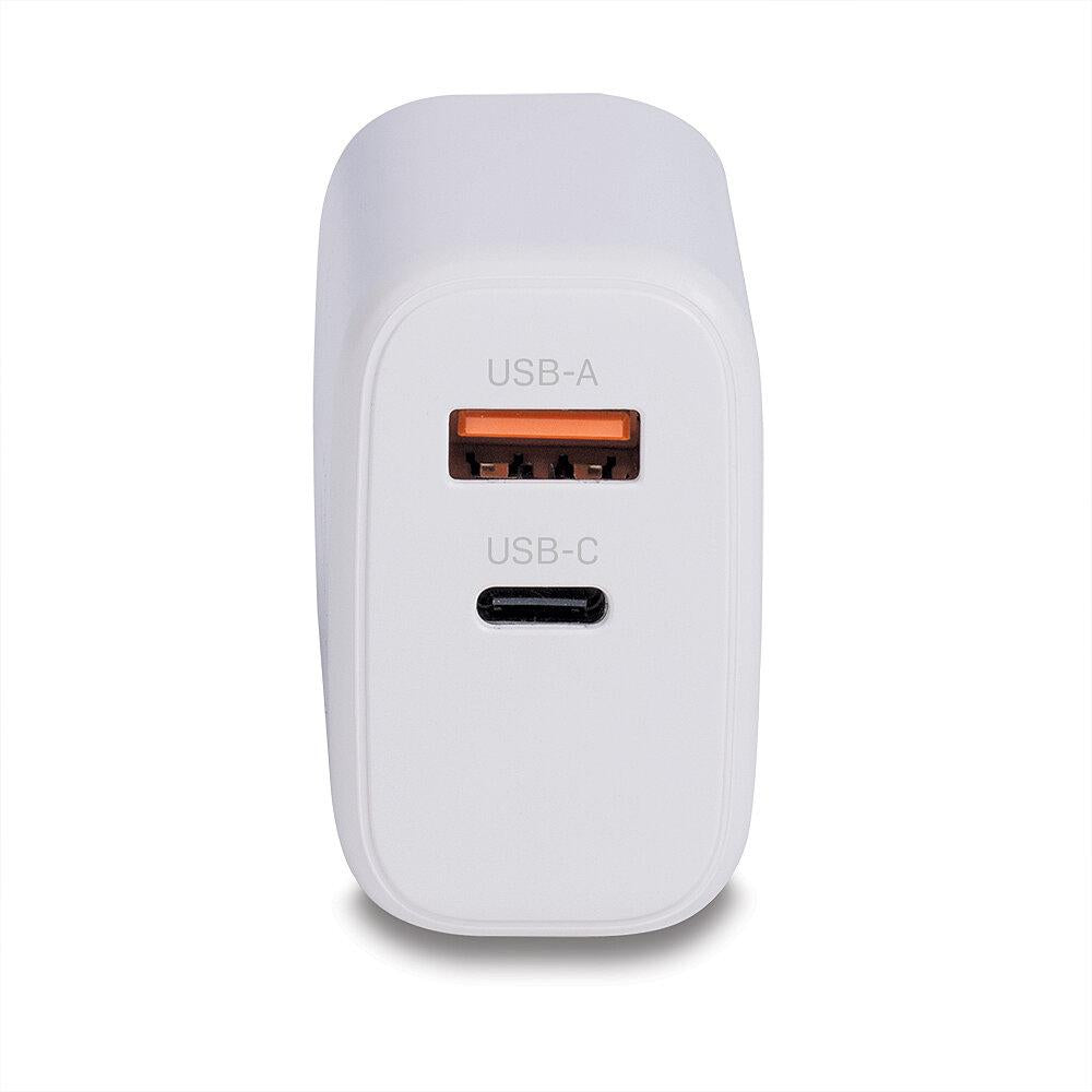 Incarcator Lindy USB A & C, 65W, putere intrare 100-240VAC, 50/60Hz 0.6A, putere iesire USB Type A: 5V 3A, 9V 2A, 12V 1.5A USB Type C: V V 3A, 9V 3A, 12V 2.5A, 15V 2A, 20V 1.5A, PPS33 11V 2.7A, PPS33 16V 1.88A USB Type A & C: 5V 3Apower, alb