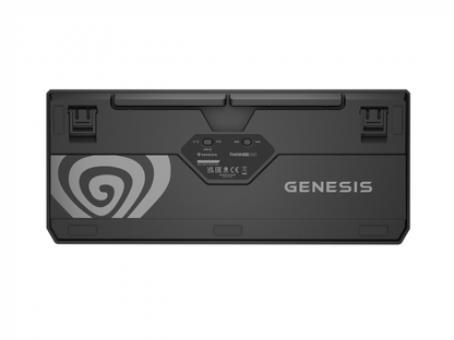 Tastatura gaming mecanica wireless Genesis Thor 230 TKL, iluminare RGB, swtich-uri Red, 87 taste, 11 butoane multimedia, negru