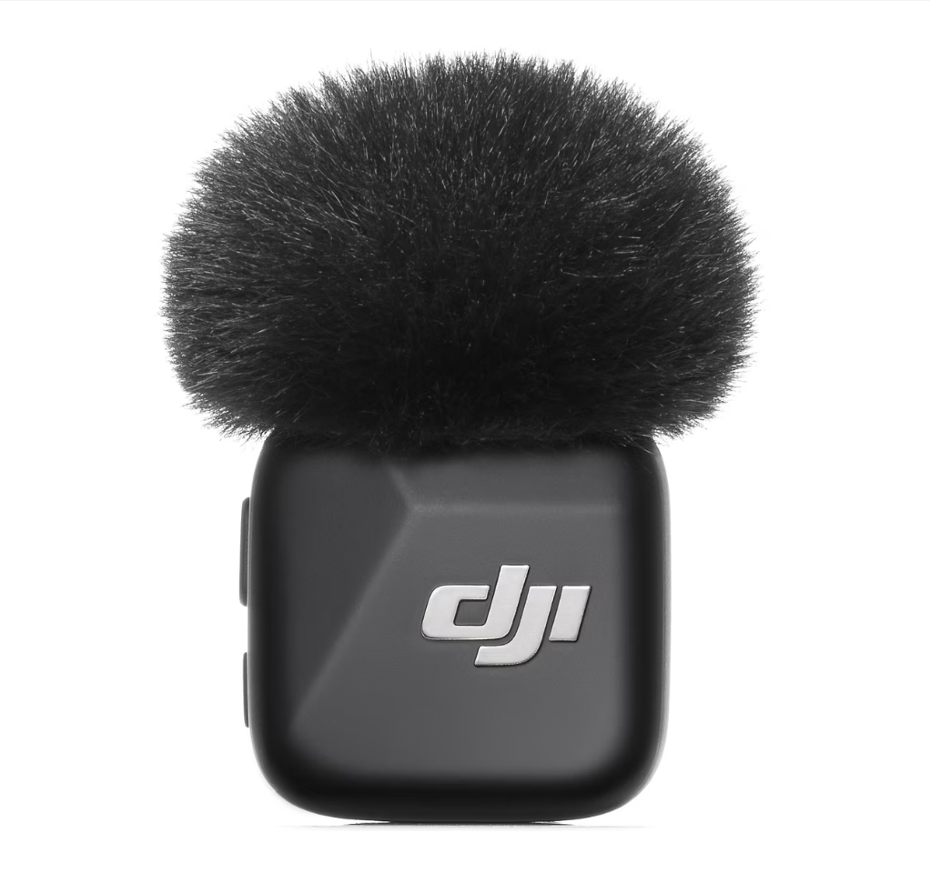 Kit DJI MIC Mini, 1x microfon, 1x receptor, 1x incarcator, Wireless, Omnidirectional,  Raza Actiune 400m, Noise Canceling