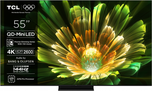 Televizor TCL Mini LED 55Q7C, 138 cm, Smart Google TV, 4K Ultra HD, (Model 2025)