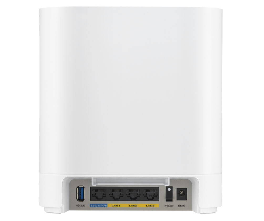 ASUS ExpertWiFi EBM68 (2PK) AX7800 Tri-Band WiFi 6 Mesh WiFi System, suitable for all businesses, supports up to 5 SSIDs, customized guest portal, 2.5 Gbps port, enterprise-grade network security and easy management ASUS ExpertWiFi app