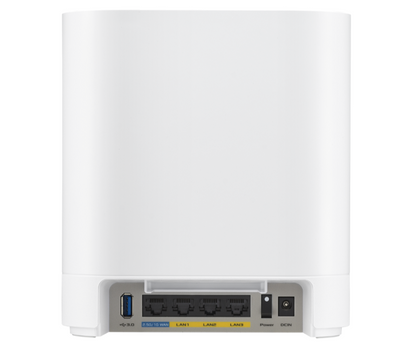 ASUS ExpertWiFi EBM68 (2PK) AX7800 Tri-Band WiFi 6 Mesh WiFi System, suitable for all businesses, supports up to 5 SSIDs, customized guest portal, 2.5 Gbps port, enterprise-grade network security and easy management ASUS ExpertWiFi app