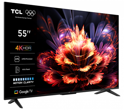 Televizor TCL LED 55V6C, 139 cm, Smart Google TV, 4K Ultra HD, (Model 2025)