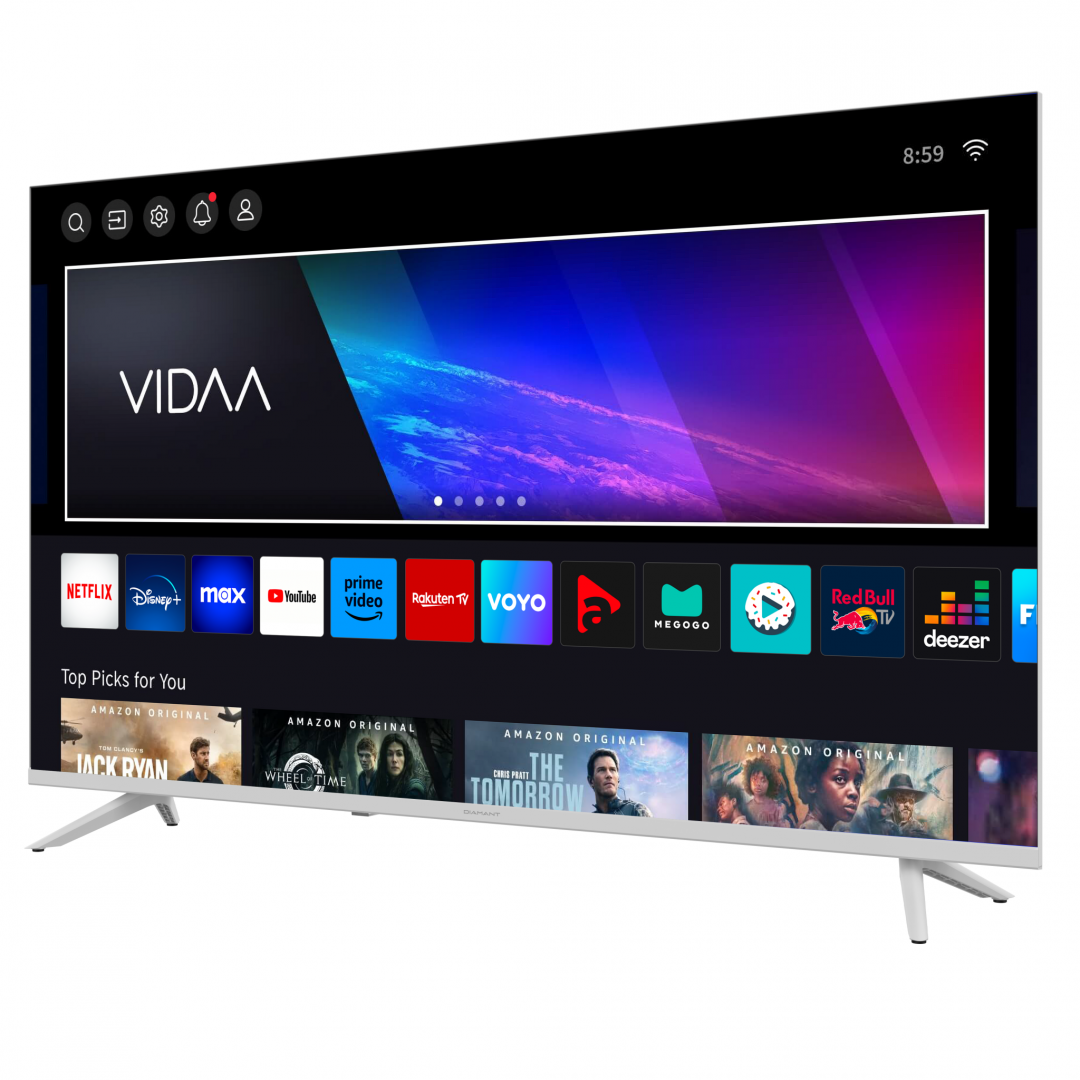 LED TV DIAMANT SMART 43HL4331F/C, 109 cm, Full HD, Alb, VIDAA