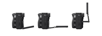 Kit SONY Alpha A6400 Mirrorless 24.2MP, ISO 32000 (Extins: 102400), 1/4000s, 4K @30fps, SD/SDHC/SDXC, Rafala 11cps, WiFi/Bluetooth/NFC, Senzor APS-C, Montura Sony E, Obiectiv 16-50mm, F3.5-5.6