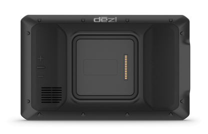 GPS Garmin Dezl LGV820, tip afisaj IPS panoramic de 8", TFT color, cu panou tactil capacitiv pe celule, rezolutie 1280 x 800 pixeli, durata de viata baterie pana la 2 ore