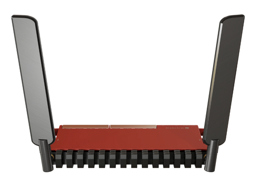Mikrotik router wireless L009UiGS-2HaxD-IN, Procesor: 800Mhz, Memorie: 512mb RAM, 128Mb NAND, Interfata: 8 x 10/100/1000Mbps, 1 x SFP, Dimesiuni: 220x125x22mm, Licenta RouterOS: L5, 2 x antene externe 4DBI.