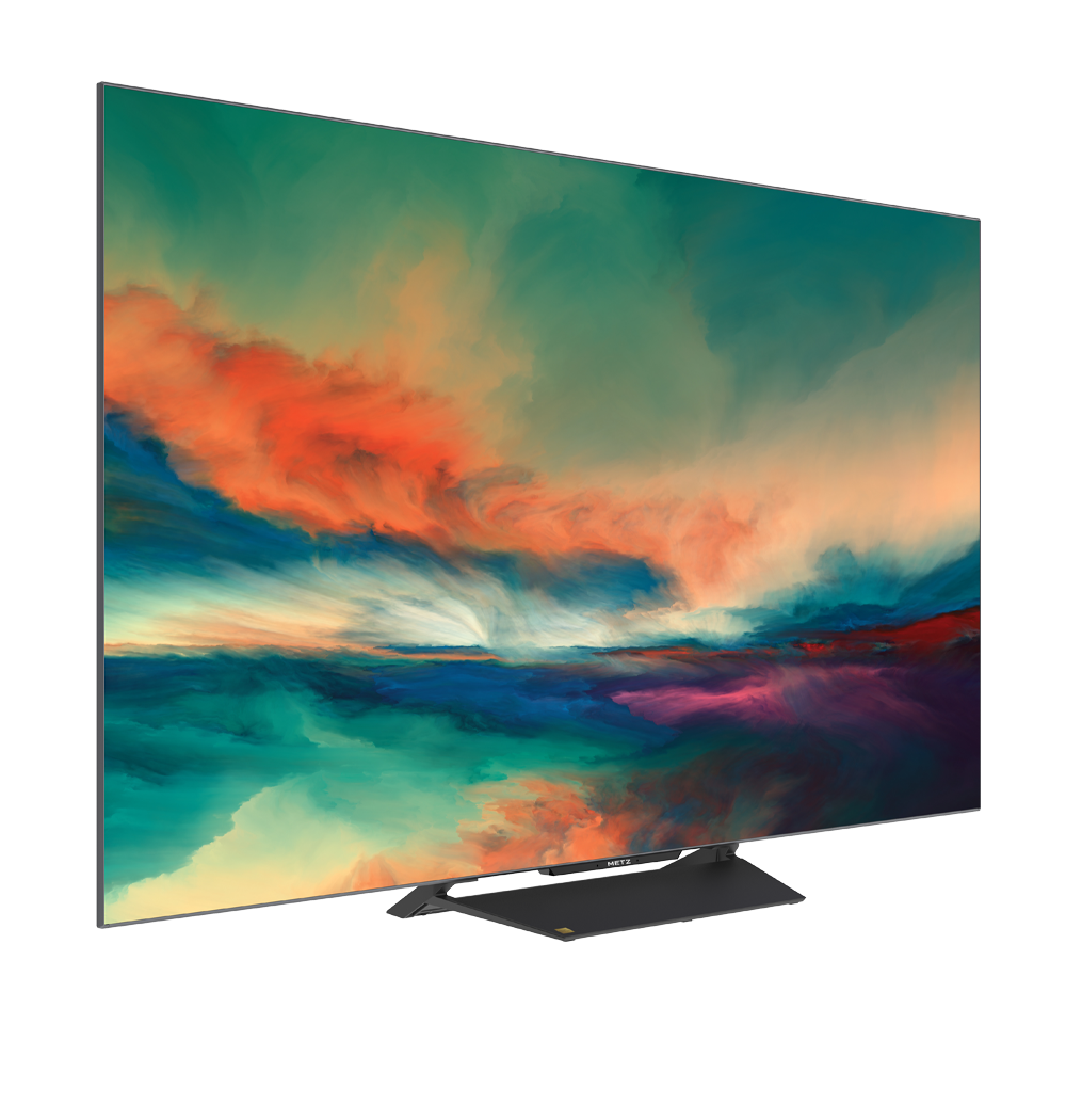 Televizor METZ Mini LED 65MNE9000, 164 cm, Smart Google TV ,4K Ultra HD, 120 Hz, Clasa F (Brand German)
