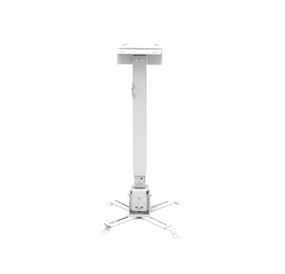 Suport tavan videoproiector Serioux, PJM1A,model universal de montare, Tilt:-15 to +15 ° , Max 10kg, Inaltime reglabila 430-650mm, culoare argintiu